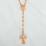 Rosario Virgen Milagrosa 12.7 g / 39.6 cm / 5 mm Oro Rosa 18K