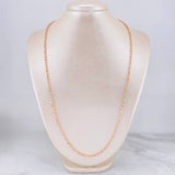 Cadena Militar 14.2g / 60cm / 2.9mm Oro Rosa 18K