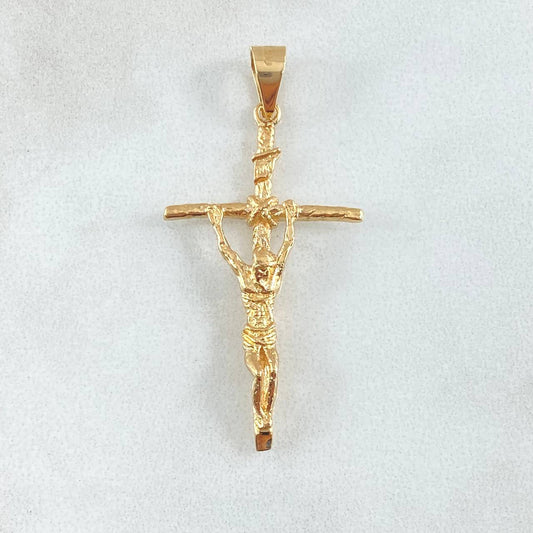 Dije Cruz Cristo 3.45gr / 4.2cm / Oro Amarillo 18K