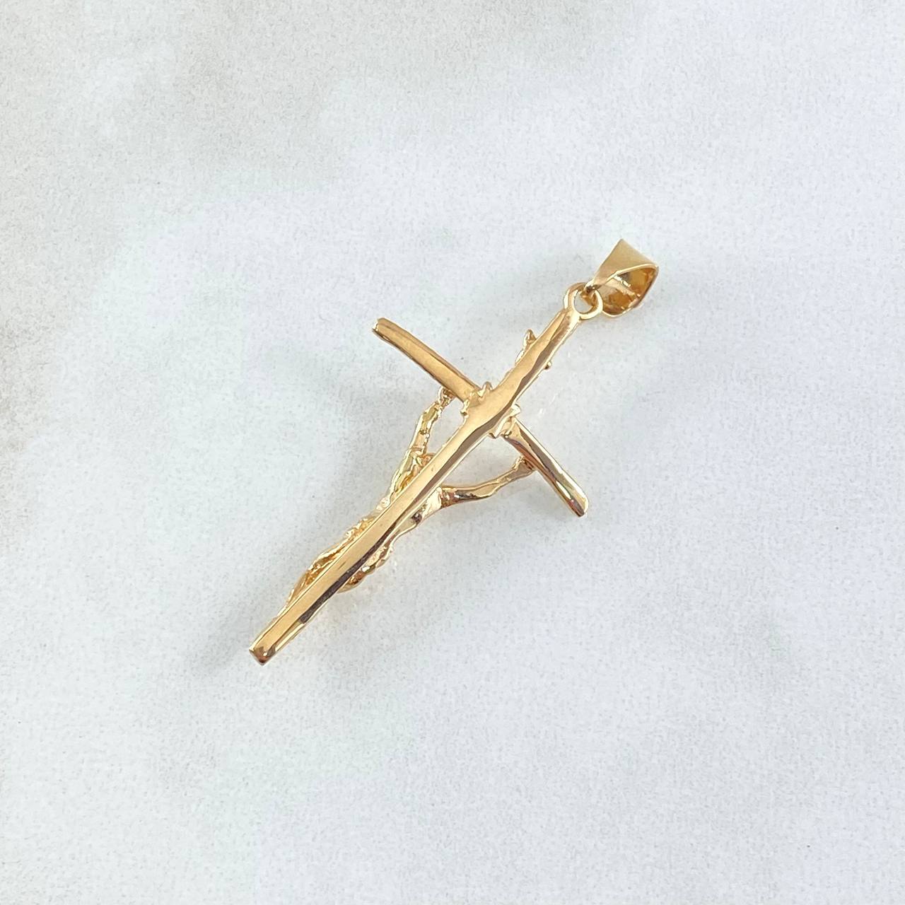 Dije Cruz Cristo 3.45gr / 4.2cm / Oro Amarillo 18K