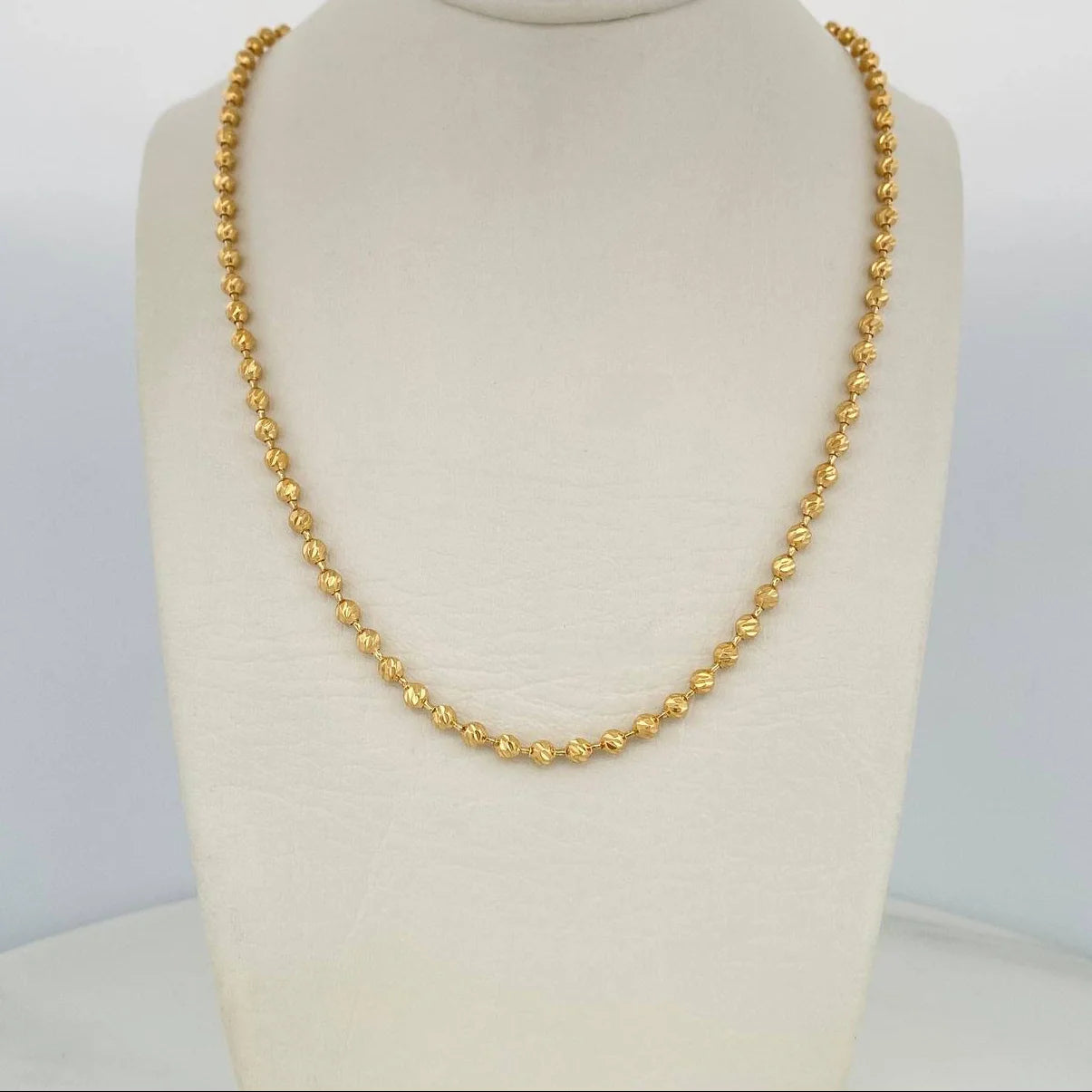 Cadena Militar Media Militar 13.7g / 47.5cm / 3.65mm Oro Amarillo 18K