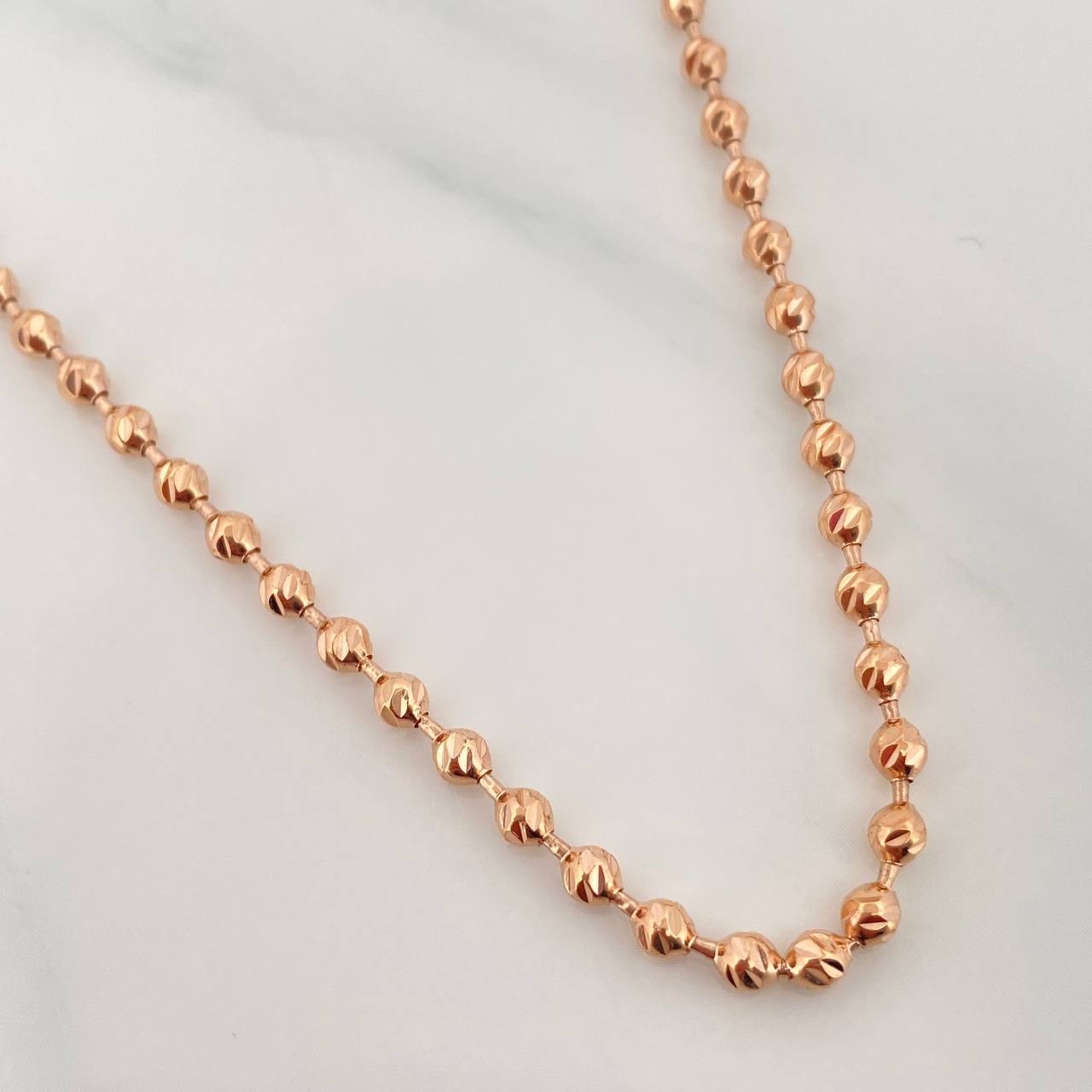 Cadena Militar 19.15 g / 73.5 cm / 3 mm Oro Rosa 18K