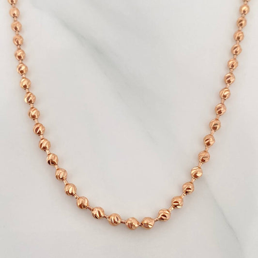 Cadena Militar 19.15 g / 73.5 cm / 3 mm Oro Rosa 18K