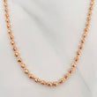 Cadena Militar 19.35 g / 70.5 cm / 3 mm Oro Rosa 18K