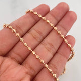 Cadena Militar 19.35 g / 70.5 cm / 3 mm Oro Rosa 18K