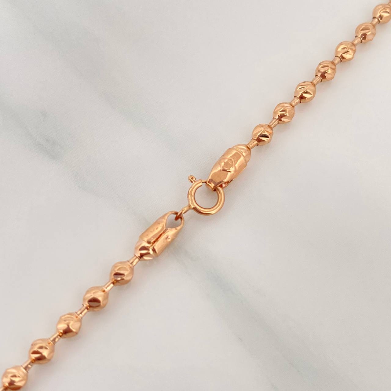 Cadena Militar 19.35 g / 70.5 cm / 3 mm Oro Rosa 18K