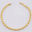 Pulso Militar Media Luna 4.5g / 19.5cm / 3mm Oro Amarillo 18K
