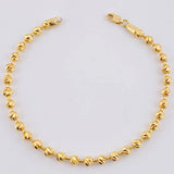 Pulso Militar Media Luna 4.5g / 19.5cm / 3mm Oro Amarillo 18K