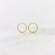 Candongas Aro Liso 0.4 g / 1 cm Oro Amarillo 18K
