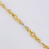 Pulso Aro Seguido 3.85gr / 19cm / 5mm Tres Oros 18K