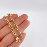 Pulso Aro Seguido 3.85gr / 19cm / 5mm Tres Oros 18K