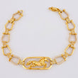 Pulso Caballo Herraduras 20gr / 22cm / 10mm Oro Amarillo Nac.Esp. 18K *