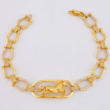 Pulso Caballo Herraduras 20gr / 22cm / 10mm Oro Amarillo Nac.Esp. 18K *