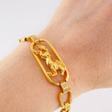 Pulso Caballo Herraduras 20gr / 22cm / 10mm Oro Amarillo Nac.Esp. 18K *