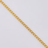 Set Cadena Cubana + Dije Infinito / 1.3gr / 46.2 cm Oro Amarillo 18K