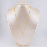 Set Cadena Cubana + Dije Infinito / 1.3gr / 46.2 cm Oro Amarillo 18K