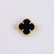 Herraje Trebol 0.75 g / 1.5 cm Oro Amarillo 18K
