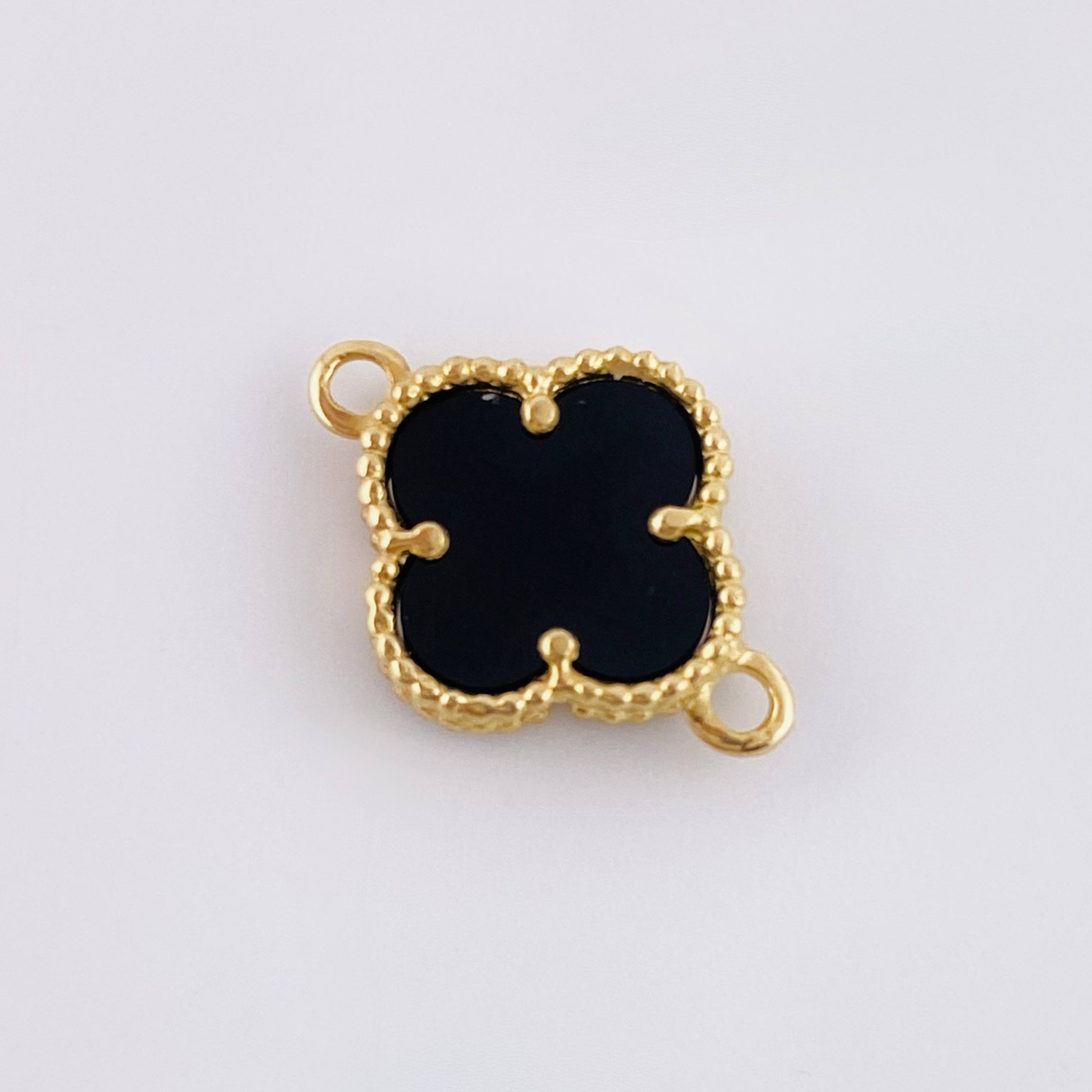 Herraje Trebol 0.75 g / 1.5 cm Oro Amarillo 18K