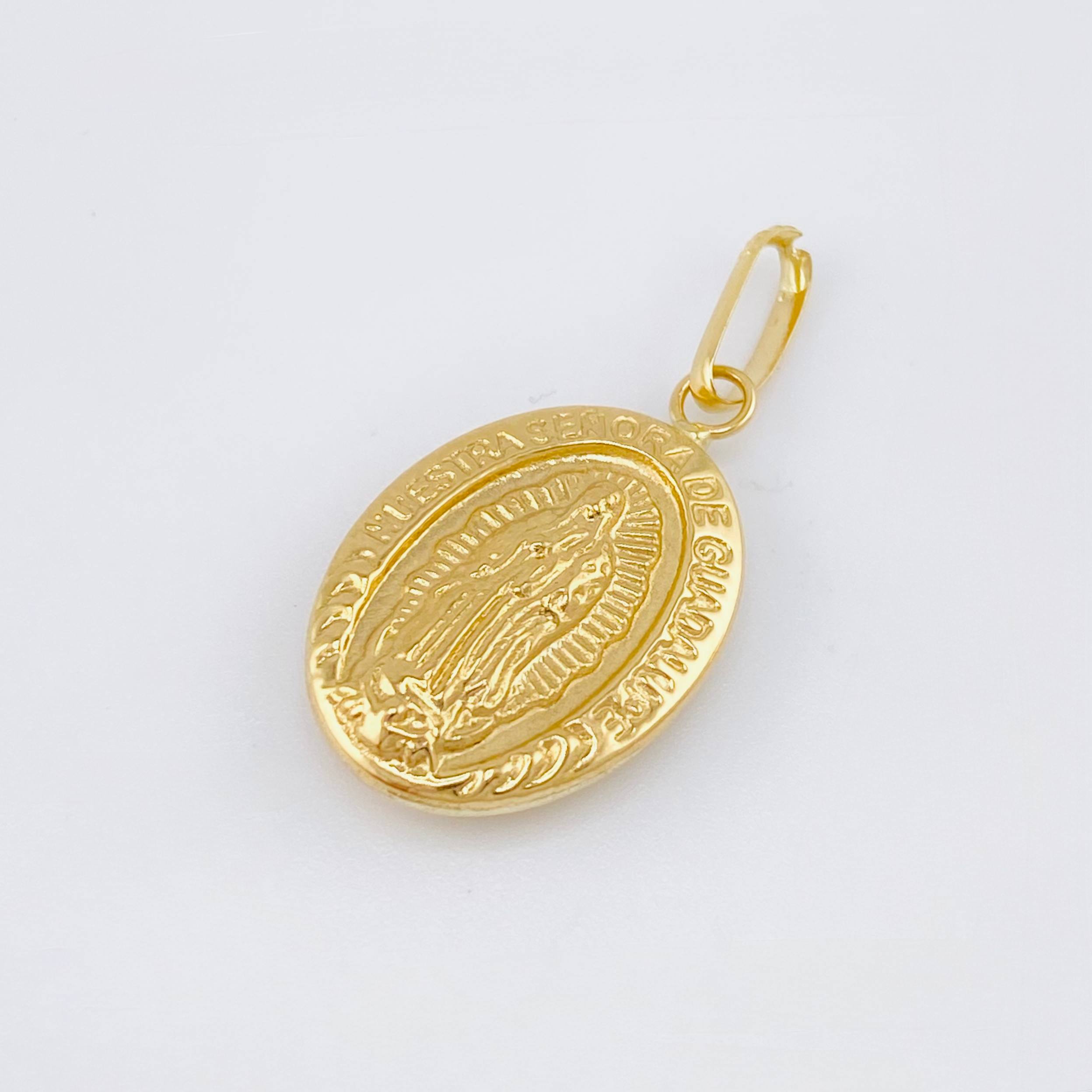 Dije Virgen Guadalupe 1.1gr / 2.8cm / Oro Amarillo 18K