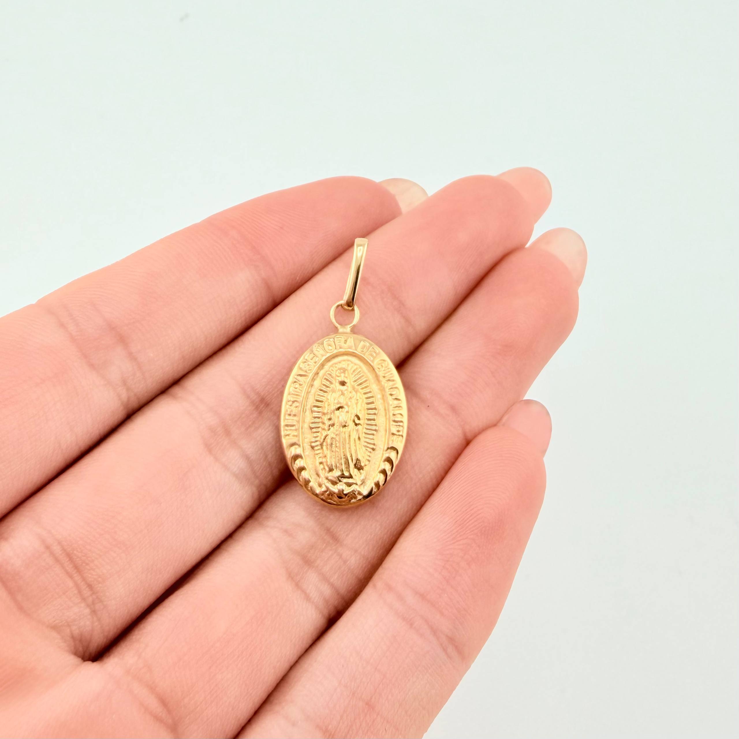 Dije Virgen Guadalupe 1.05gr / 2.8cm / Oro Amarillo 18K *