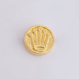 Herraje Tambor Corona Circular 0.5gr / 1cm / Oro Amarillo 18K