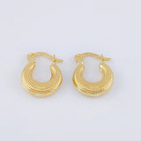 Candongas Salo 1.2gr / 1.5cm / Oro Amarillo 18K