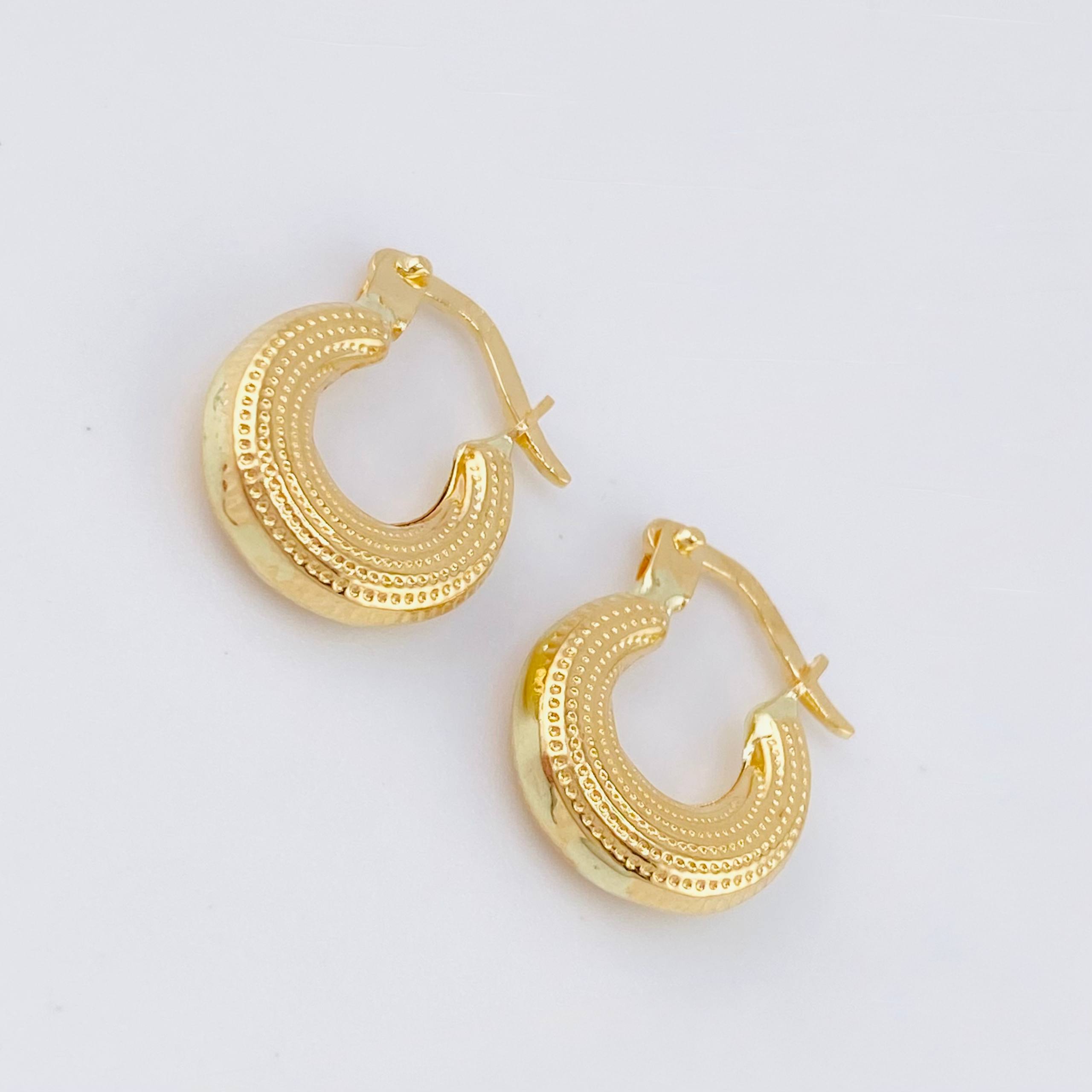 Candongas Salo 1.2gr / 1.5cm / Oro Amarillo 18K