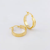 Candongas Tribal 1.95gr / 2cm / Oro Amarillo 18K