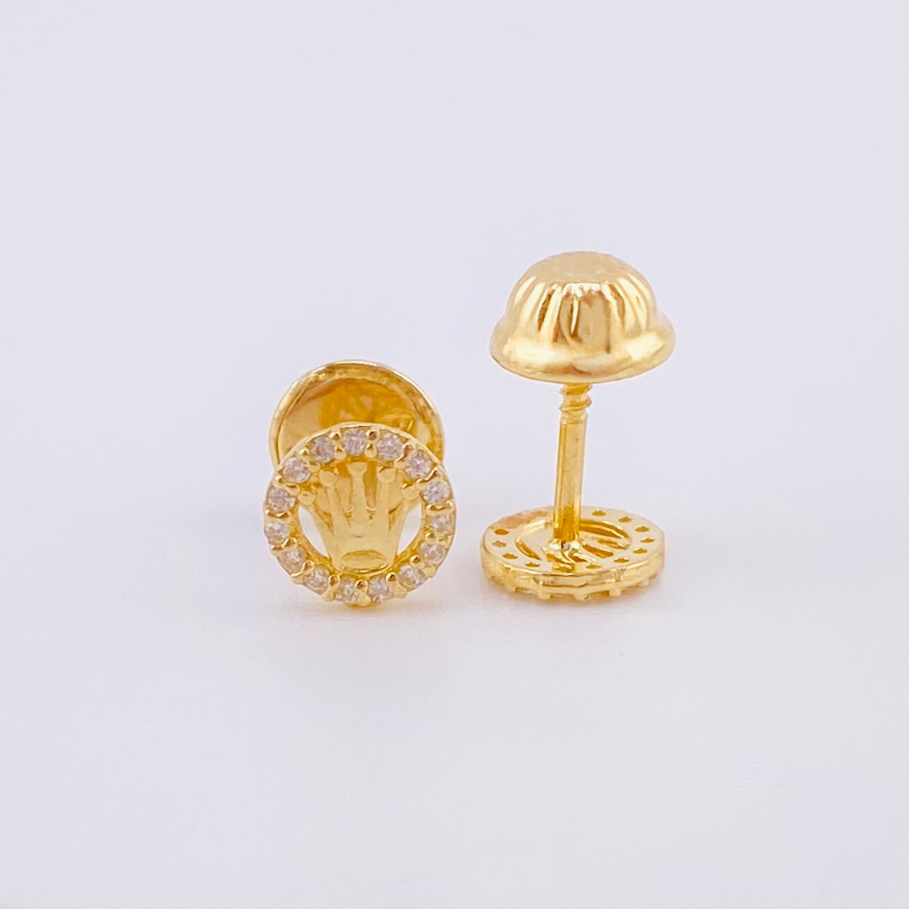 Topos Corona Circula Tupida 1gr / 6.8mm Oro Amarillo 18K