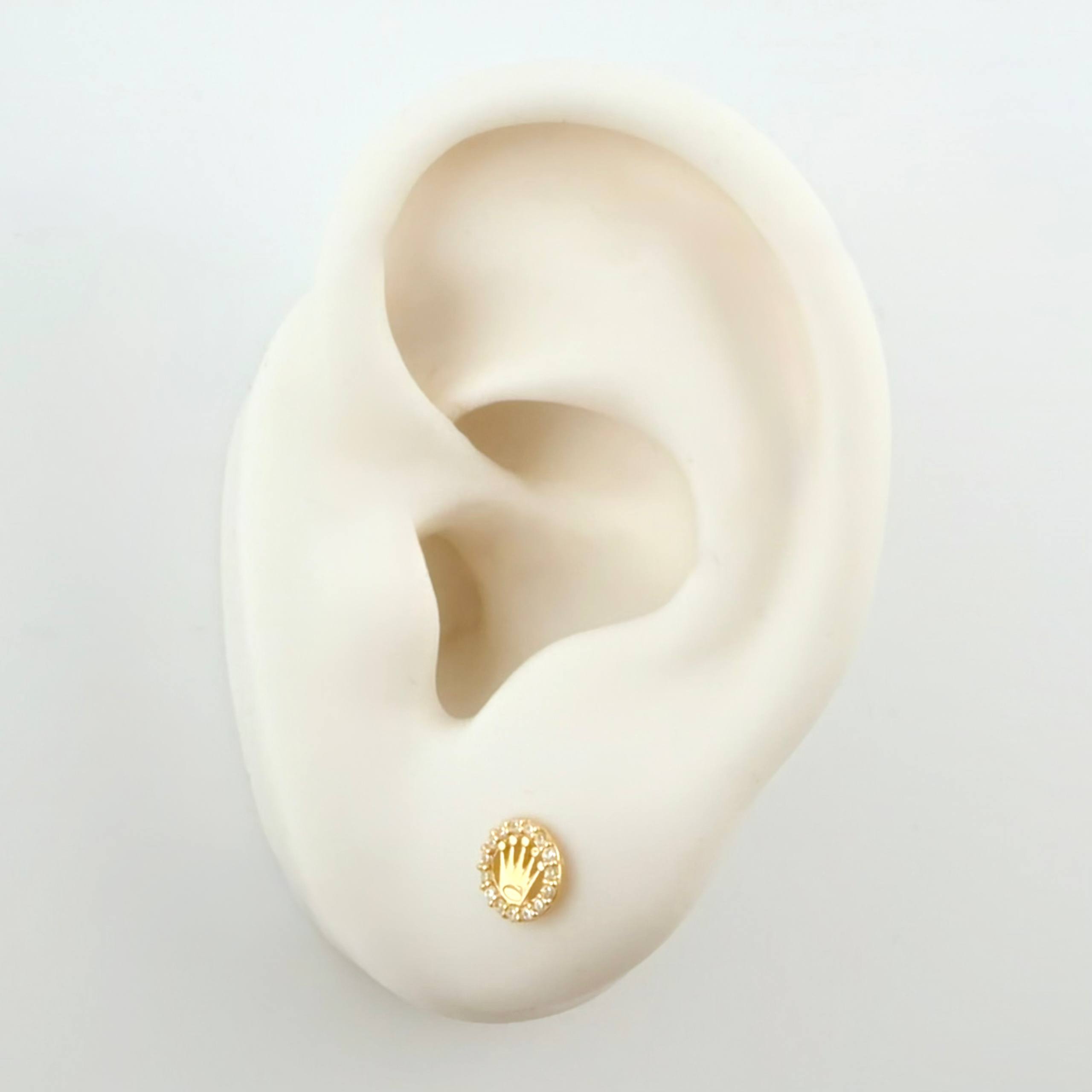 Topos Corona Circular Tupida 0.65gr / 5.7mm Oro Amarillo 18K