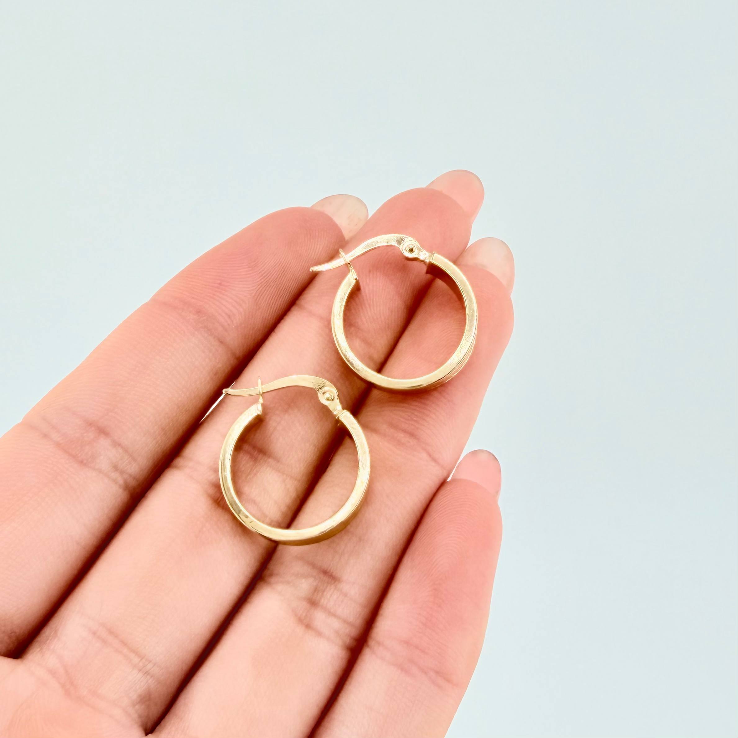 Candongas Tribal 2.15gr / 2.2cm / Oro Amarillo 18K ©