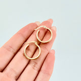Candongas Tribal 1.95gr / 2cm / Oro Amarillo 18K ©