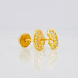 Topos Virgen Maria 0.6g / 3.1mm Oro Amarillo 18K