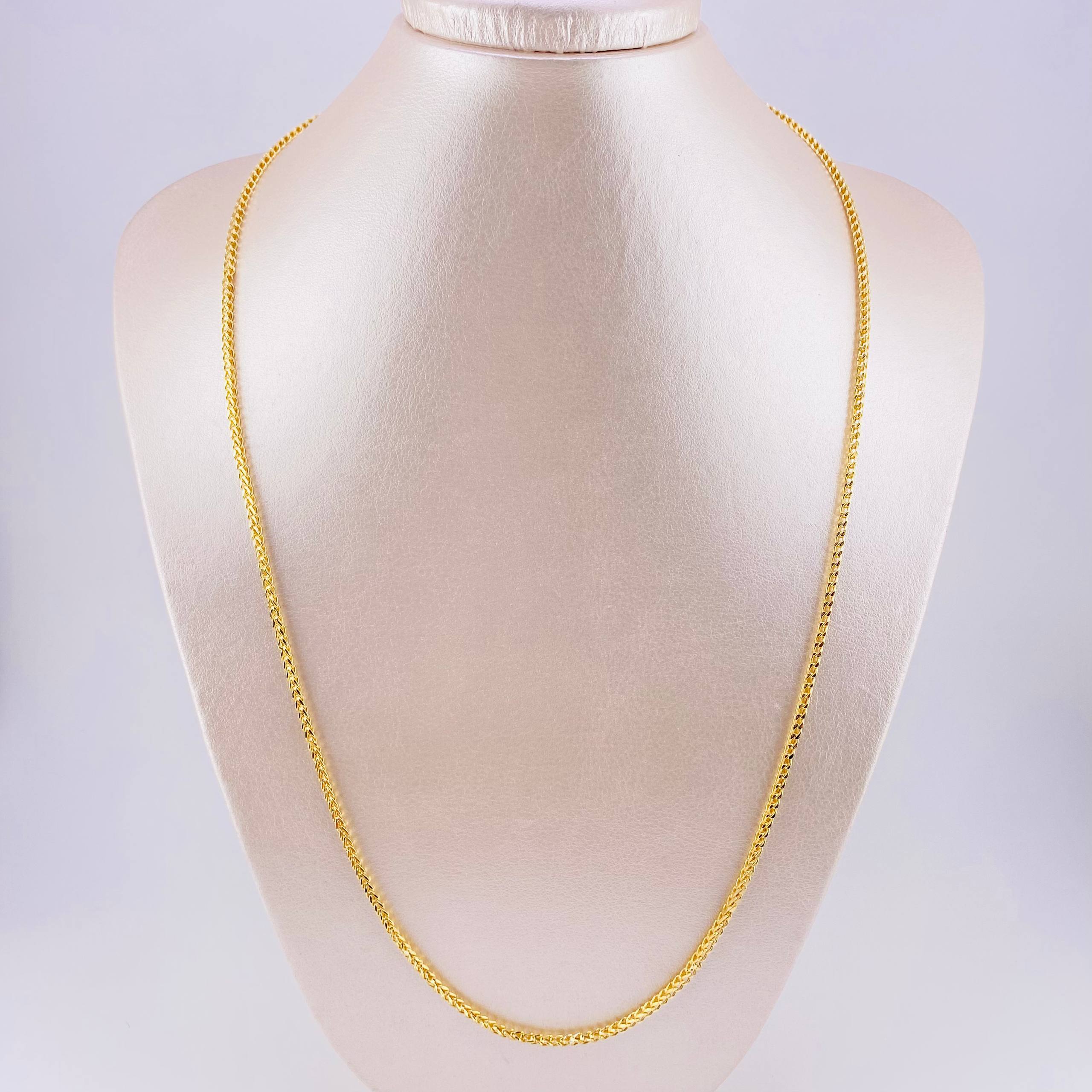 Cadena Franco 7.7g / 60cm / 2.05mm Oro Amarillo 18K