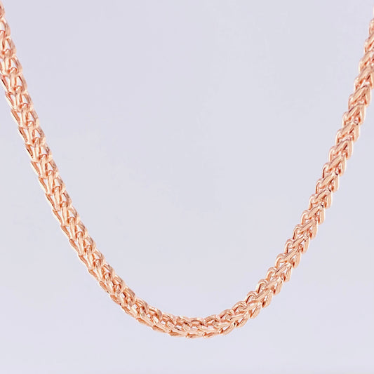 Cadena Franco 13.9g / 60cm / 2.8mm Oro Rosa 18K