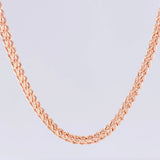 Cadena Franco 13.9g / 60cm / 2.8mm Oro Rosa 18K