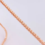 Cadena Franco 13.9g / 60cm / 2.8mm Oro Rosa 18K