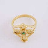 Anillo Cruz del Alba 3.6g / T7 1/4 Oro Amarillo 18K