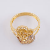 Anillo Filigrama Corazon 3.15g / T7 1/4 Oro Amarillo 18K