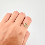 Anillo Silueta Corazon 1.7g / T6 Oro Amarillo 18K