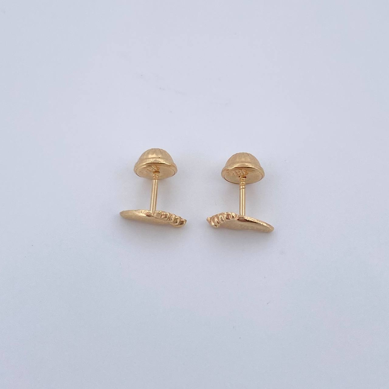 Topos Pies 0.5gr / Lisos Oro Amarillo 18K $