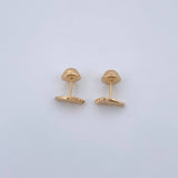 Topos Pies 0.55gr / Lisos Oro Amarillo 18K $