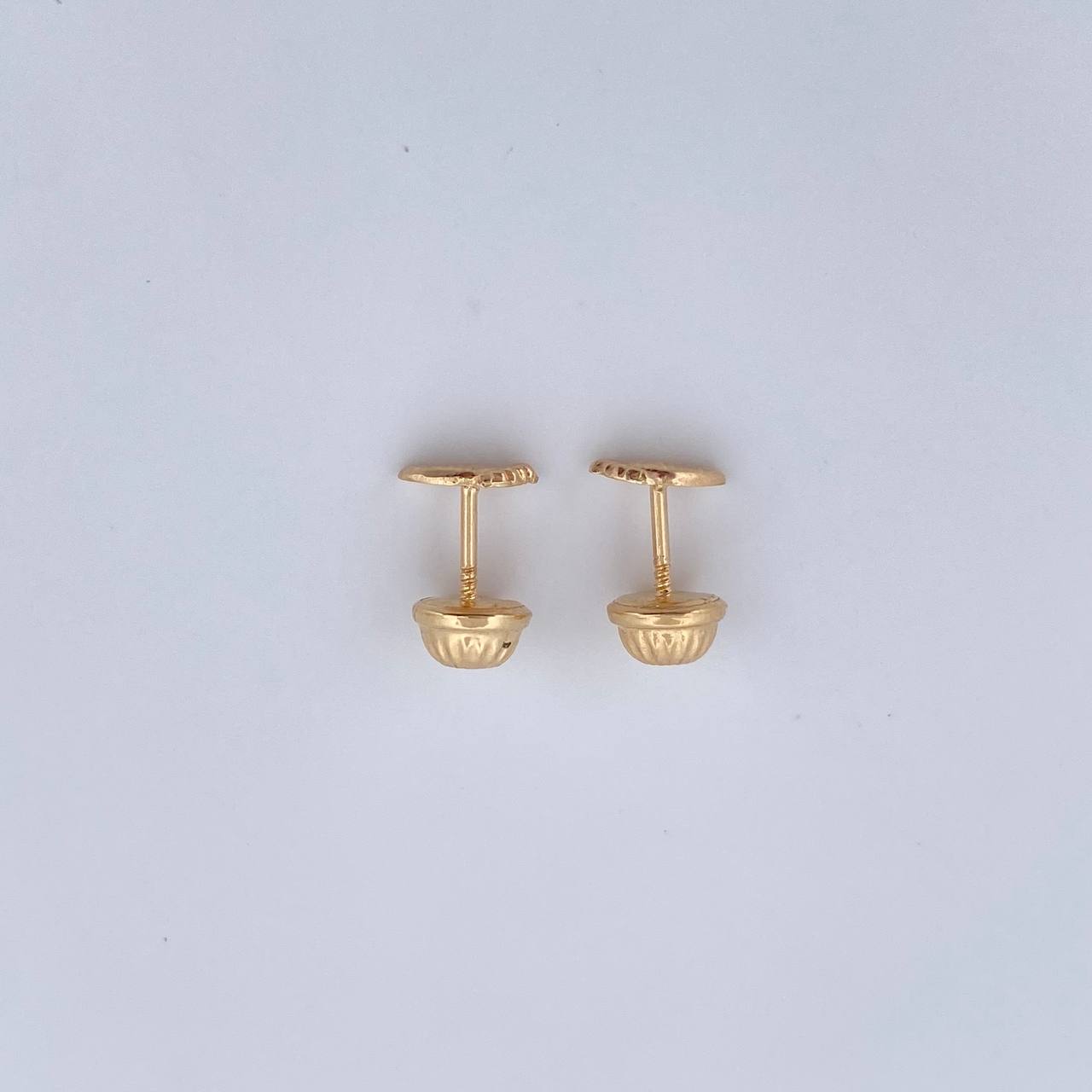 Topos Pies 0.45gr / Lisos Oro Amarillo 18K $