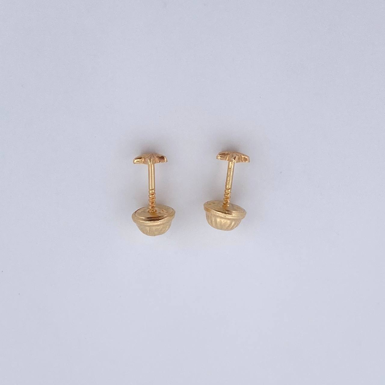 Topos Estrella 0.45gr / Diamantados Oro Amarillo 18K $