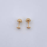 Topos Estrella 0.45gr / Diamantados Oro Amarillo 18K $