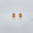 Topos Corona Real 0.8gr / Circones Blancos Fucsias Oro Amarillo 18K $