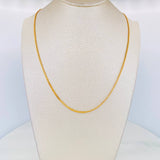 Cadena China 3.85g / 60cm / 1.62mm Oro Amarillo 18K
