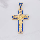 Dije Cruz Cristo Tribal 9.8g / 6.2cm Oro Amarillo 18K