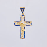 Dije Cruz Cristo Tribal 9.8g / 6.2cm Oro Amarillo 18K