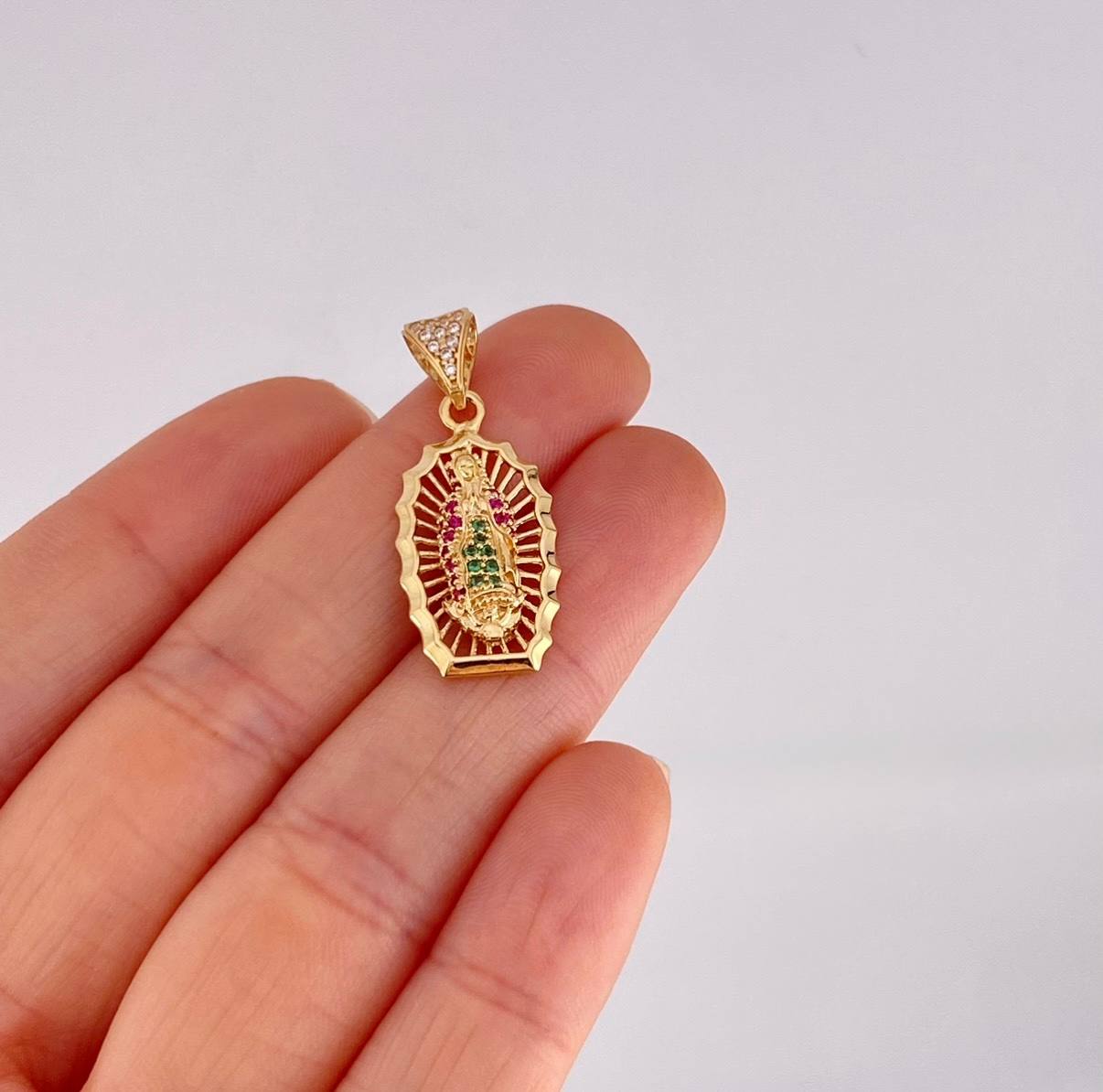 Dije Virgen de Guadalupe 3g / 3cm Oro Amarillo 18K